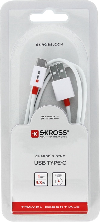 SKROSS USB Type C kaabel 2m Charge'n Sync 1