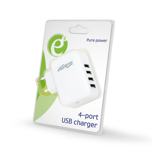Energenie 4-port Universal USB charger 1